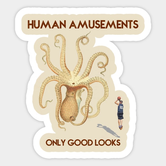 Human Amusements - Only Good Looks Sticker by gocomedyimprov